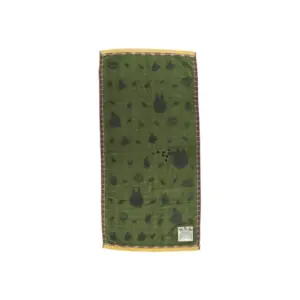 Maison Ghibli Bath Towel Autumn Green 60X120 Cm – My Neighbor Totoro- Household Linen