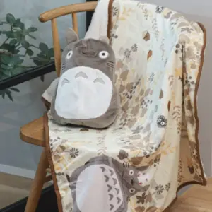 Maison Ghibli Big Totoro Rolled Rolled Blanket – My Neighbor Totoro- Household Linen