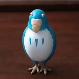 Maison Ghibli Bobble Head Figurine Blue Parakeet – The Boy And The Heron- Toys