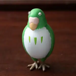 Maison Ghibli Bobble Head Figurine Green Parakeet – The Boy And The Heron- Toys