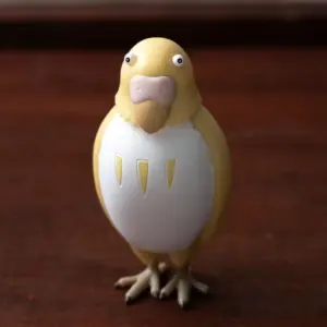Maison Ghibli Bobble Head Figurine Yellow Parakeet – The Boy And The Heron- Toys