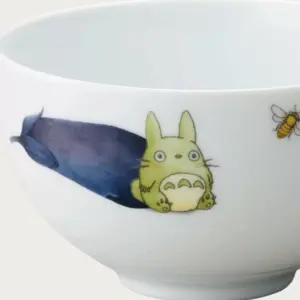 Maison Ghibli Bowl 13Cm Totoro Eggplant And Flower – My Neighbor Totoro- Kitchenware