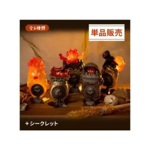 Maison Ghibli Collection Calcifer Assorted 6 Rings – Howl’S Moving Castle- Figurines