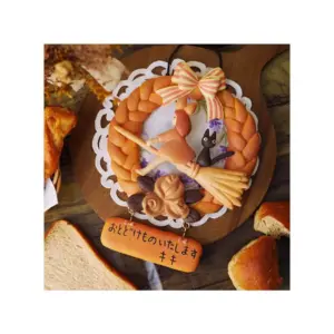 Maison Ghibli Decoration Kiki And Jiji Bread Wreath – Kiki’S Delivery Service- Decoration