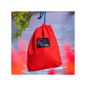 Maison Ghibli Embroidered Pouch With Cord Ashitaka – Princess Mononoke- Bags