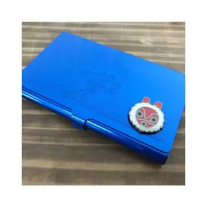 Maison Ghibli Metal Card Case Blue Spirit Of The Forest – Princesse Mononoke- Accessories