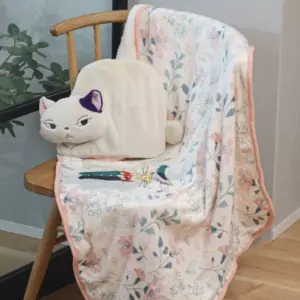 Maison Ghibli Muta Rolled Blanket – Cat Returns- Household Linen