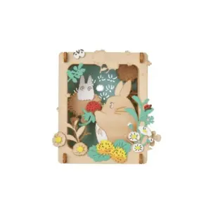 Maison Ghibli Paper Theater Wood Style Totoro Dondoko – My Neighbor Totoro- Arts And Crafts