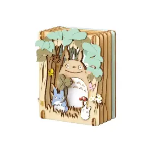 Maison Ghibli Paper Theater Wood Style Totoro Dondoko – My Neighbor Totoro- Arts And Crafts