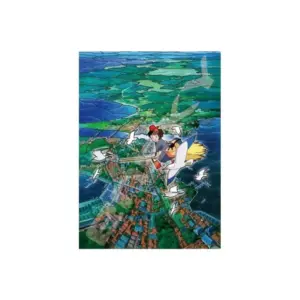 Maison Ghibli Stained Glass Puzzle 500P Koriko City’S Sky – Kiki’S Delivery Service- Jigsaw Puzzle