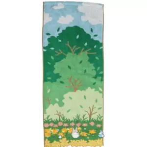 Maison Ghibli Towel Medium & Small Totoro Racing 34X80 Cm – My Neighbor Totoro- Household Linen