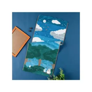 Maison Ghibli Towel Under The Moon 34X80 Cm – My Neighbor Totoro- Household Linen