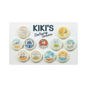Maison Ghibli Vintage Badge Collection 10 Pcs – Kiki’S Delivery Service- Badges