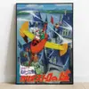 Maison Ghibli Wood Panel 01 – Lupin In A Plane – Castle Of Cagliostro- Wall Decoration